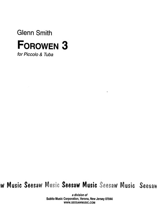 Smith, G :: Forowen 3