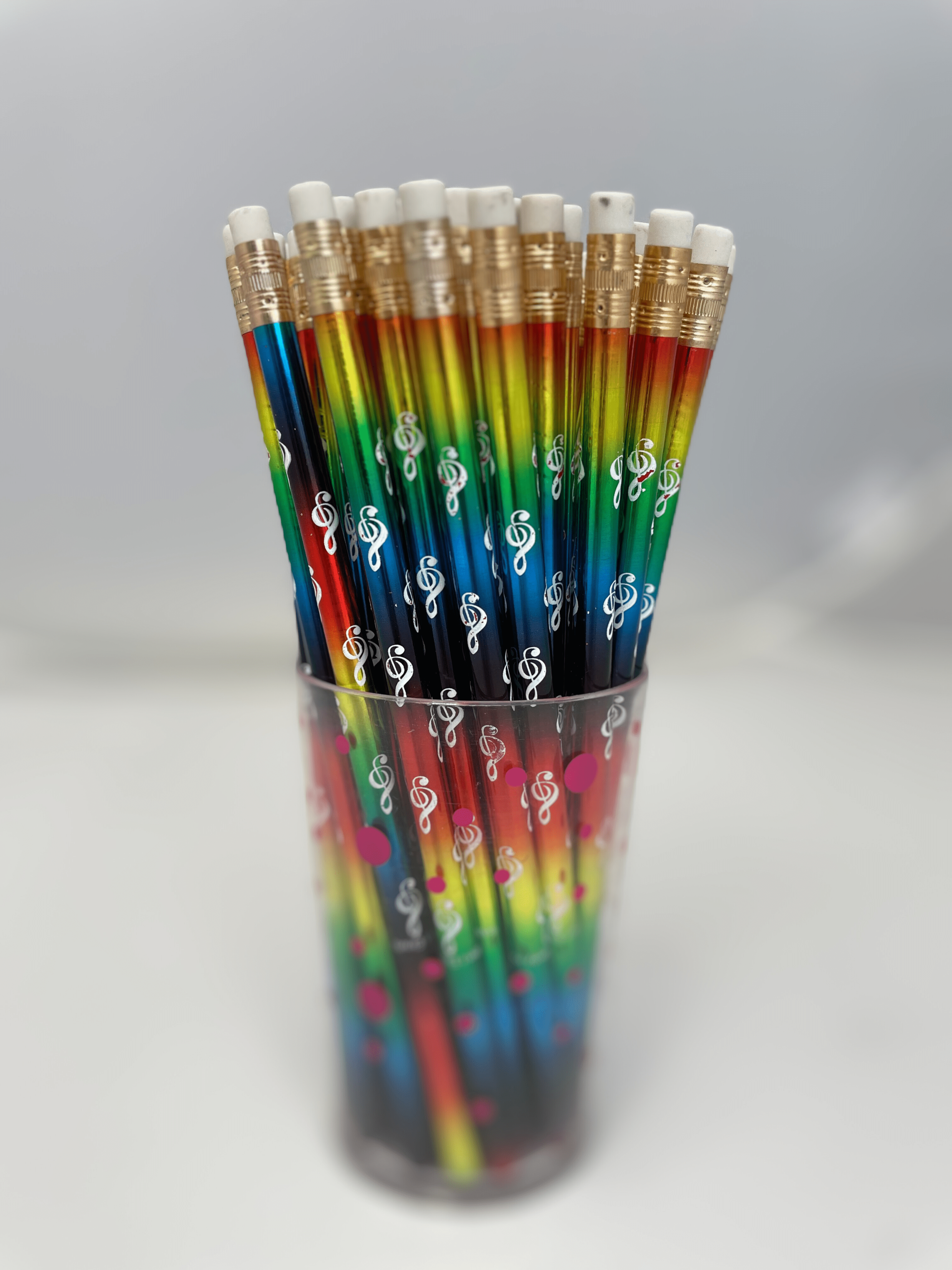 Pencil - Rainbow Treble Clef