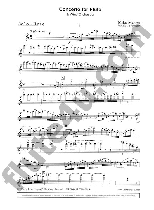Mower, M :: Concerto for Flute & Wind Orchestra