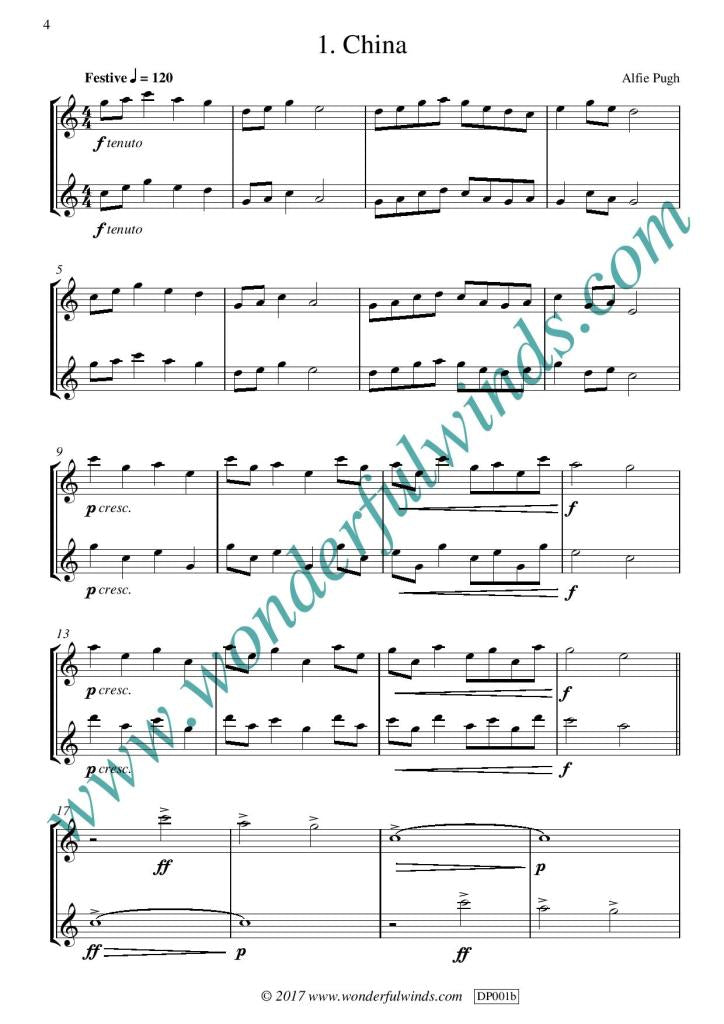 Pugh, A :: Around The World in 20 Flute Duets