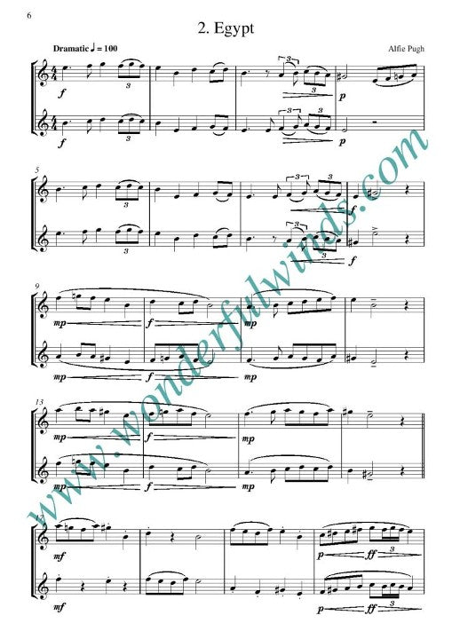 Pugh, A :: Around The World in 20 Flute Duets