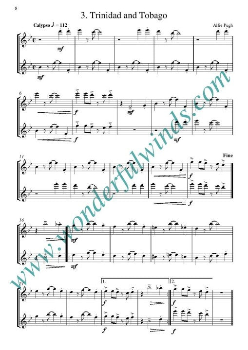 Pugh, A :: Around The World in 20 Flute Duets