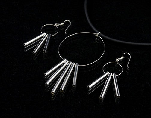 Earrings - Silver Chime