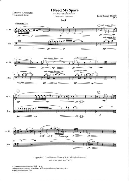 Thomas, DB :: I Need My Space