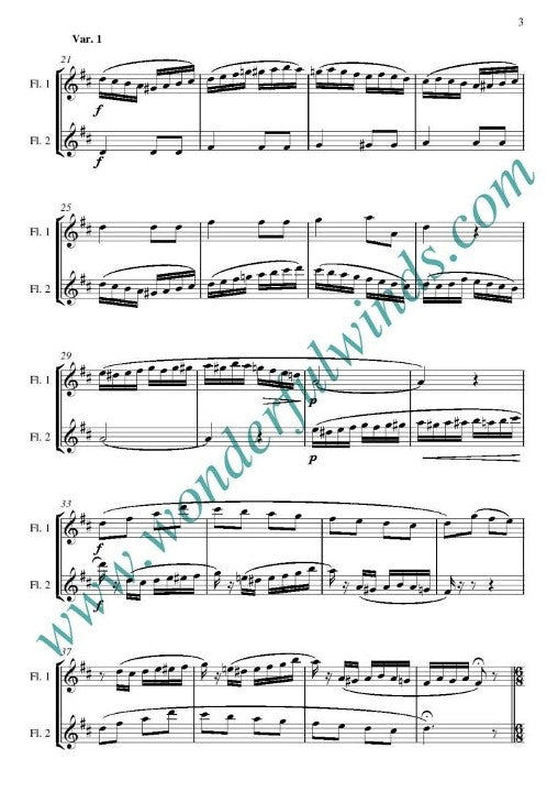 Traditional :: Theme/Variations 'Early One Morning'