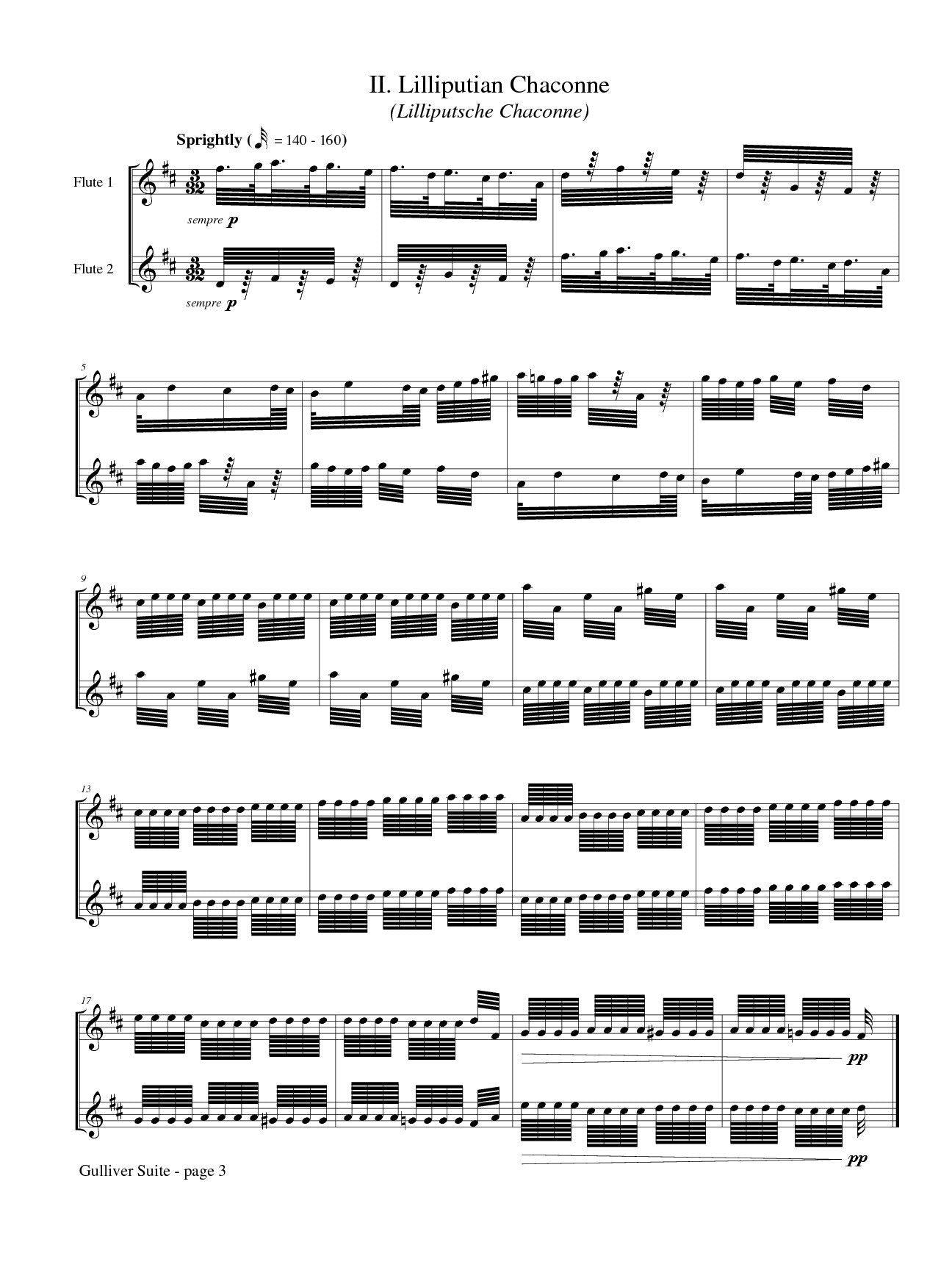Telemann, GP :: Gulliver Suite (TWV 40:108)