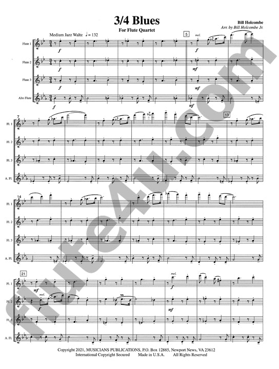 Holcombe, B :: 3/4 Blues