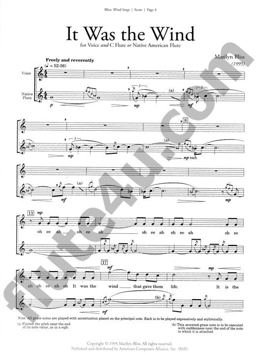 Bliss, M :: Wind Songs