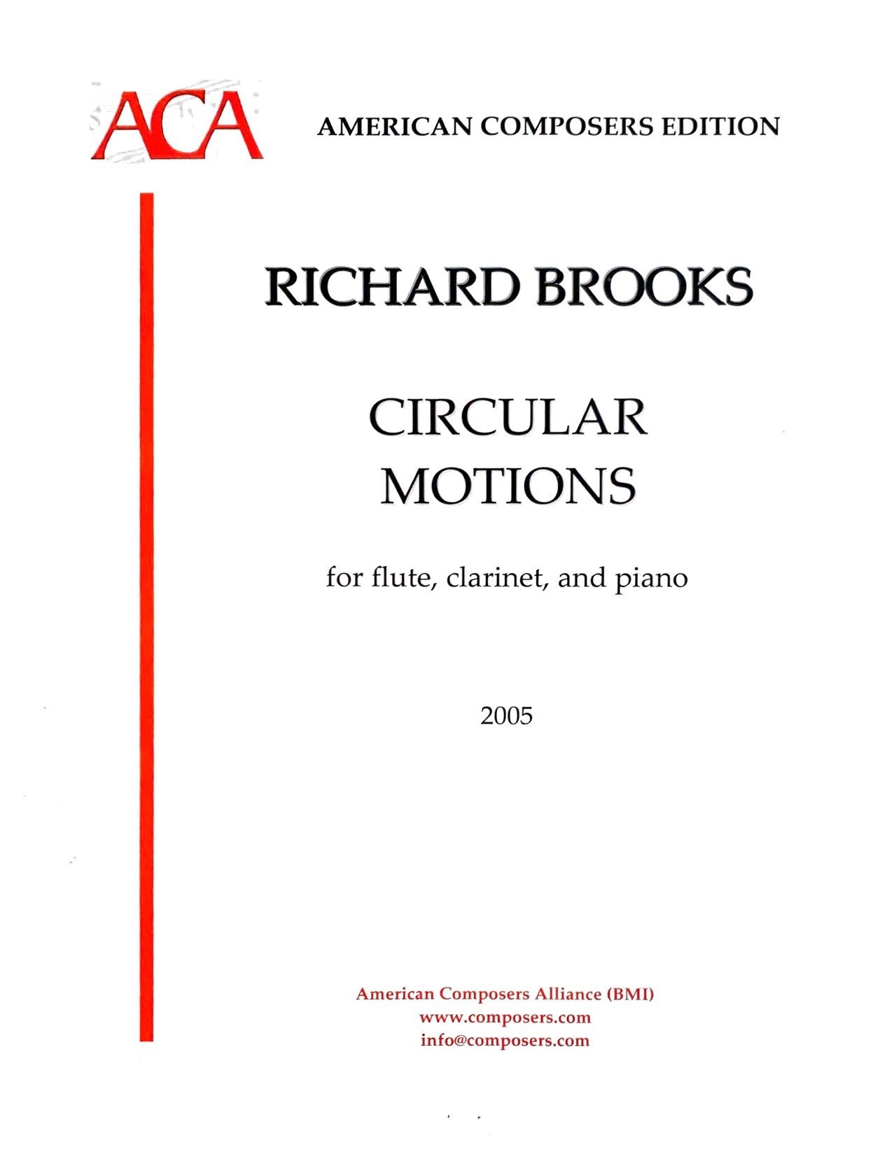 Brooks, R :: Circular Motions