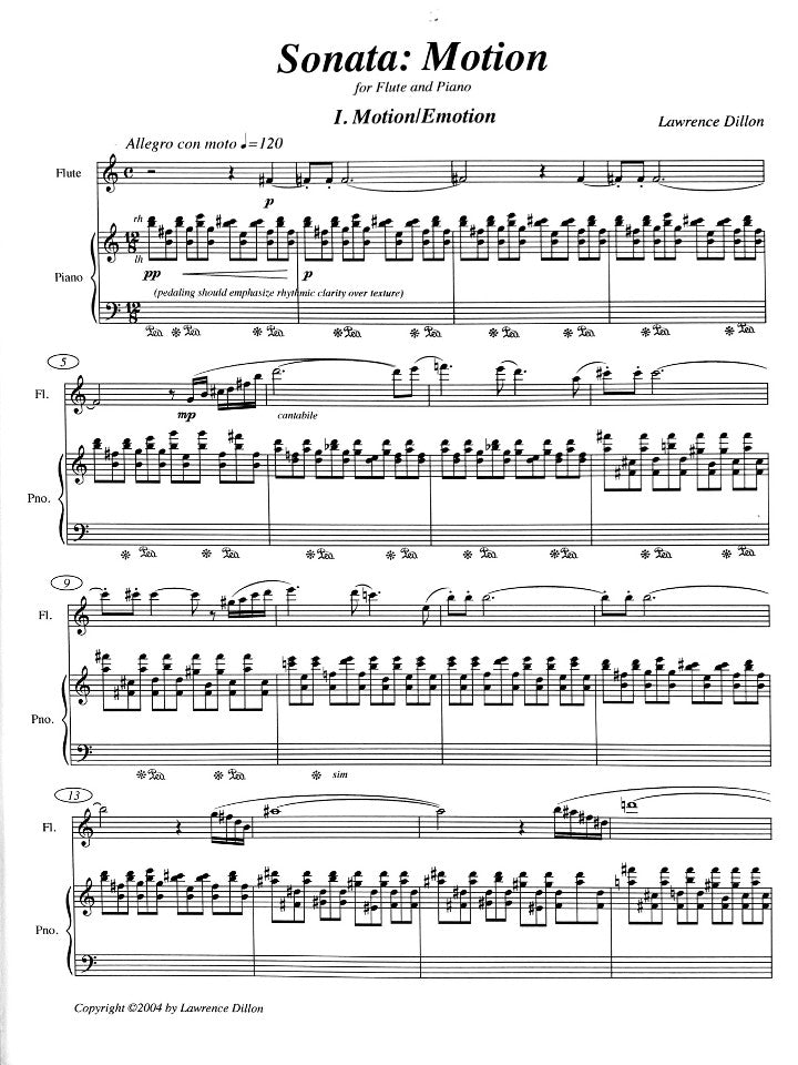 Dillon, L :: Sonata: Motion