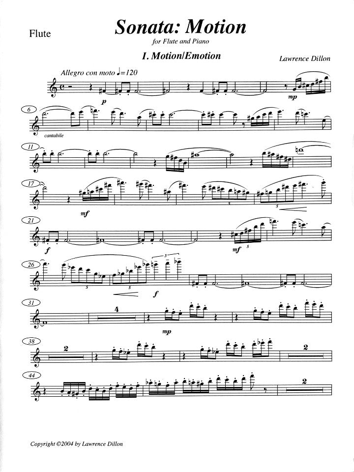 Dillon, L :: Sonata: Motion
