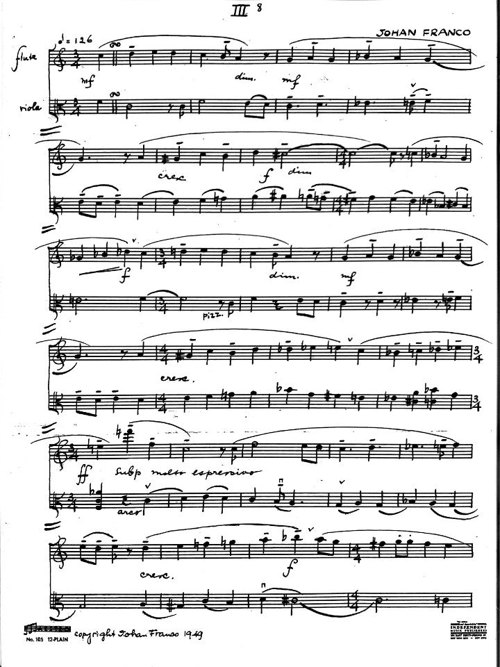 Franco, J :: Sonatina