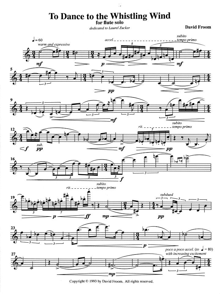 Froom, D :: To Dance to the Whistling Wind