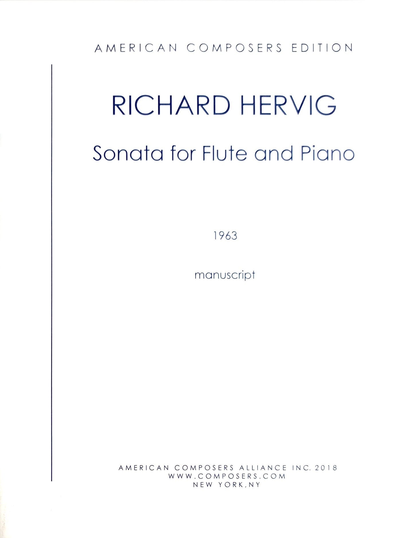 Hervig, R :: Sonata