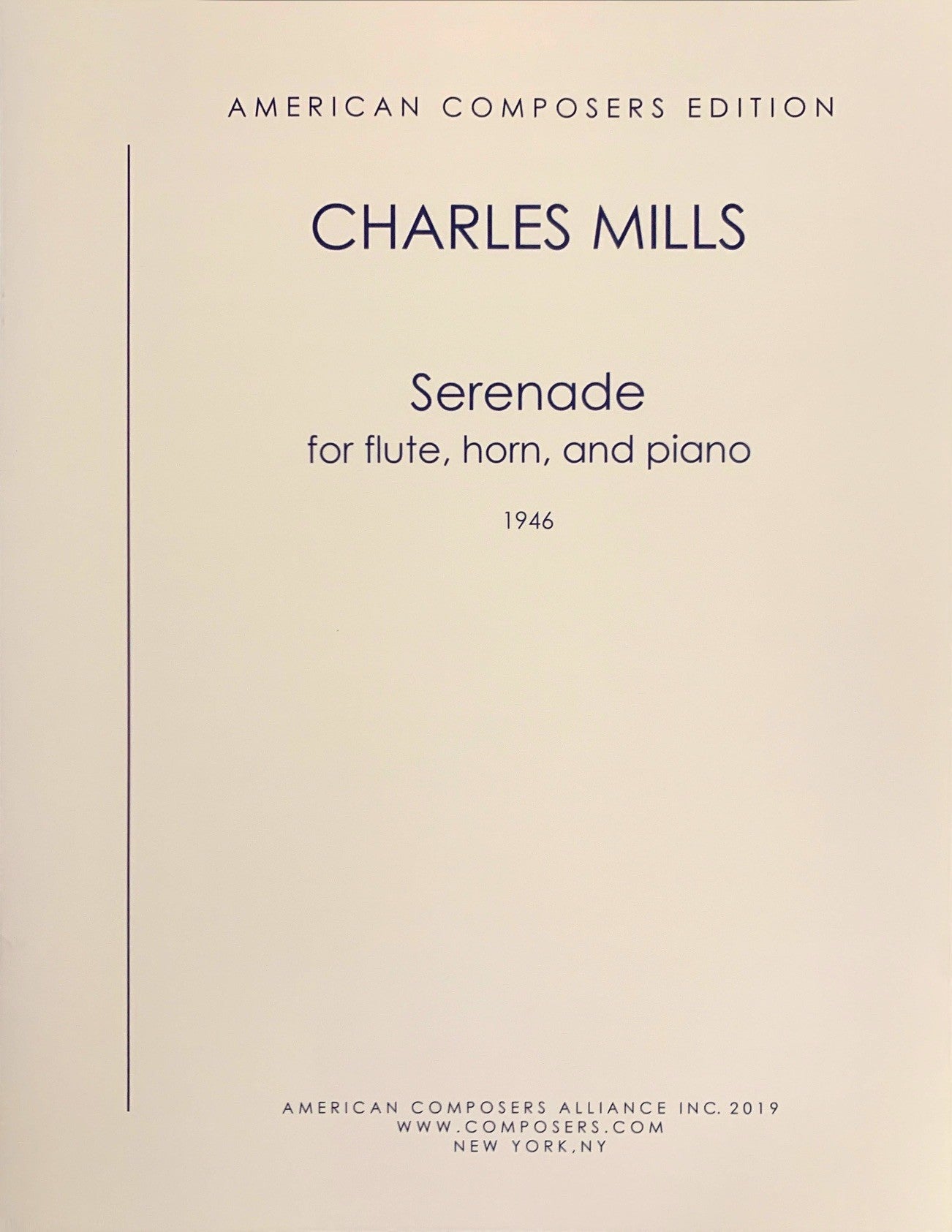 Mills, C :: Serenade