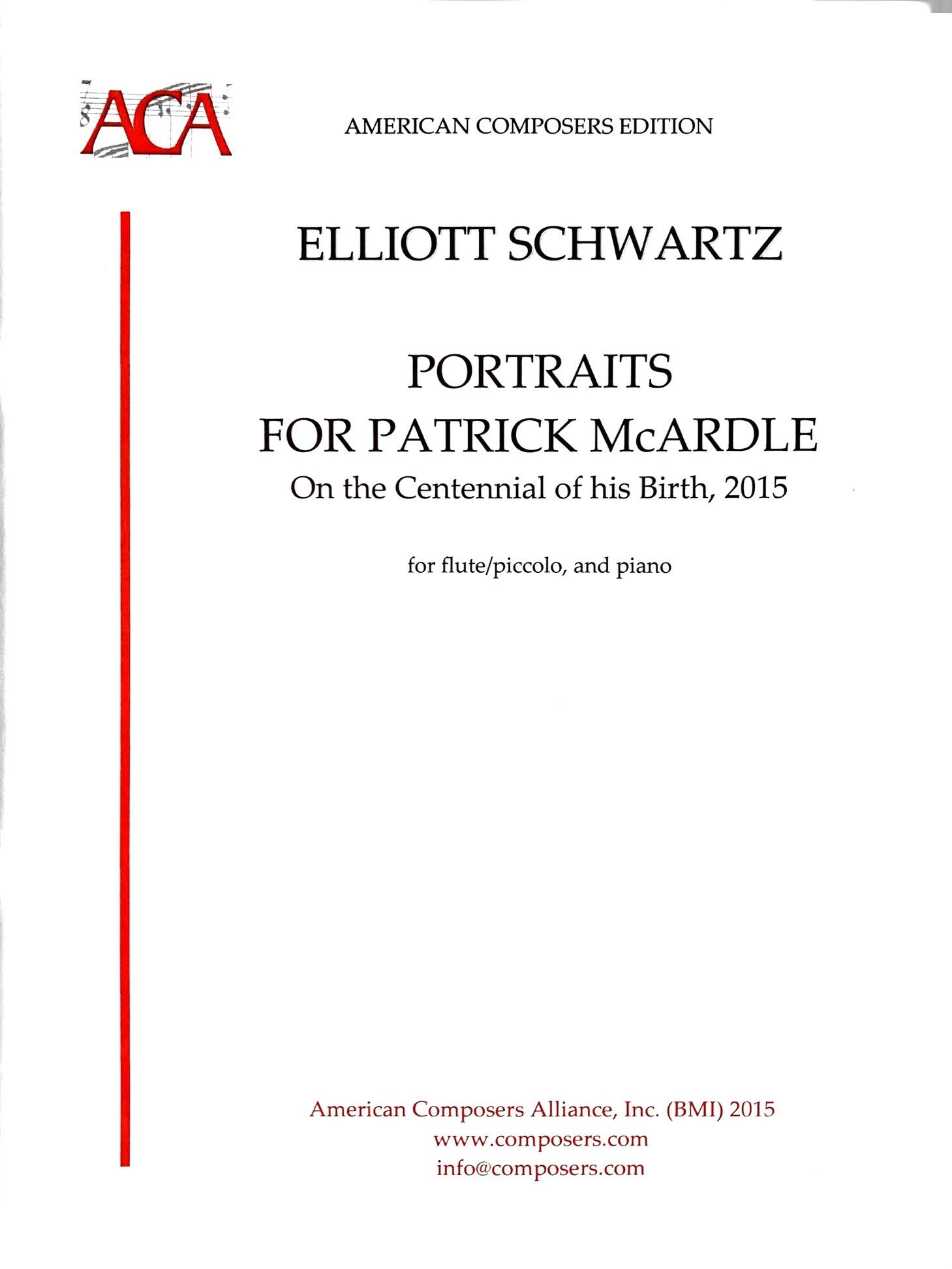 Schwartz, E :: Portraits for Patrick McArdle