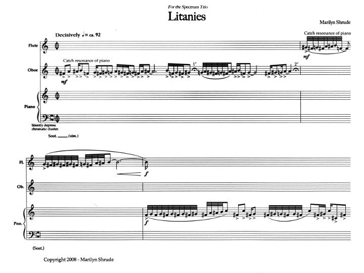 Shrude, M :: Litanies