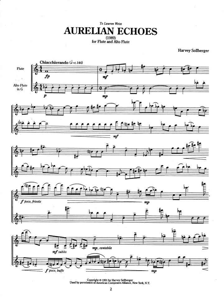 Sollberger, H :: Aurelian Echoes