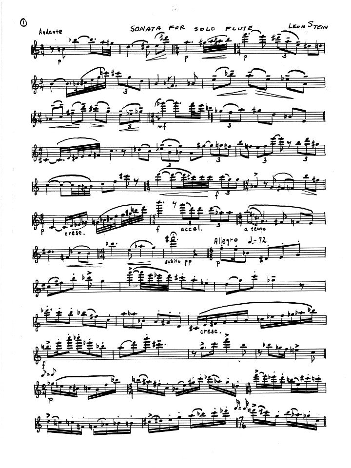 Stein, L :: Sonata