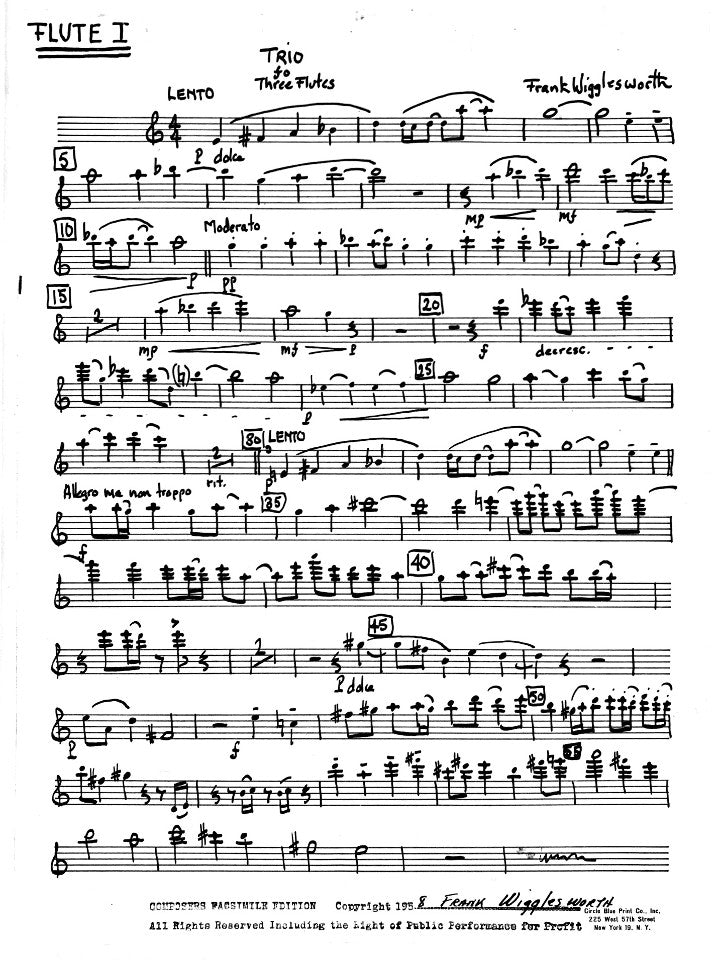 Wigglesworth, F :: Trio