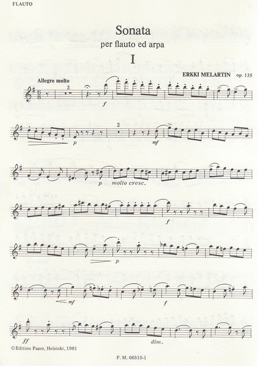 Melartin, E :: Sonata op. 135