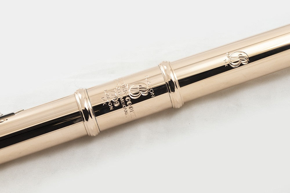 Brannen Brothers Flute 14k Rose Gold with Sterling Silver Mechanism