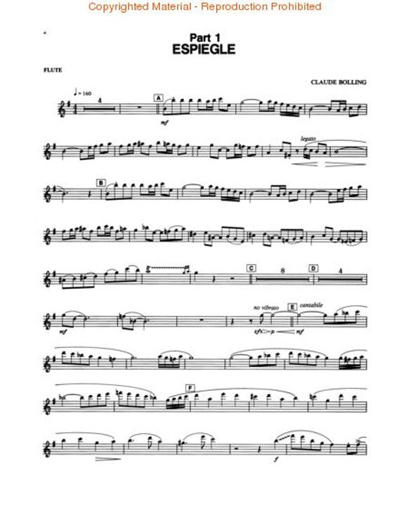 Bolling, C :: Suite for Flute & Jazz Piano Trio No. 2