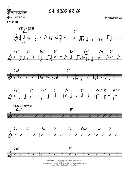 Guaraldi, V :: Jazz Play-Along: Volume 57 - Vince Guaraldi: 10 Favorite Tunes