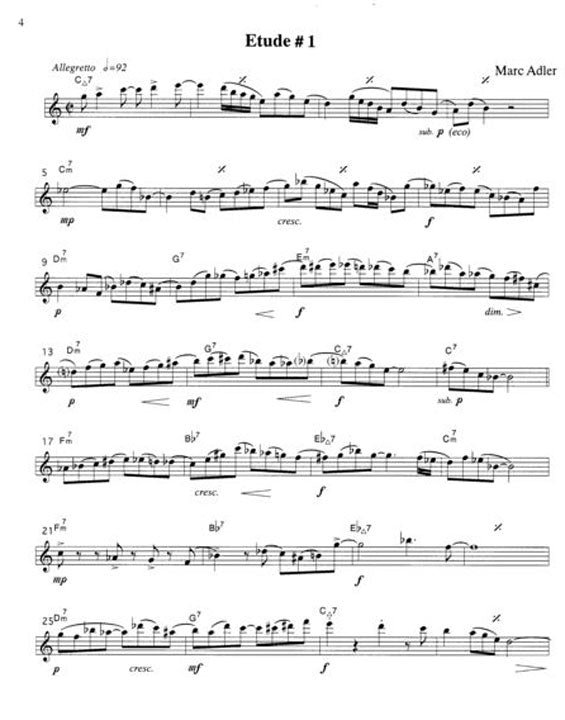 Adler, M :: Jazz Flute Etudes