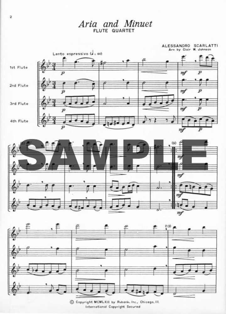Scarlatti, D :: Aria and Minuet