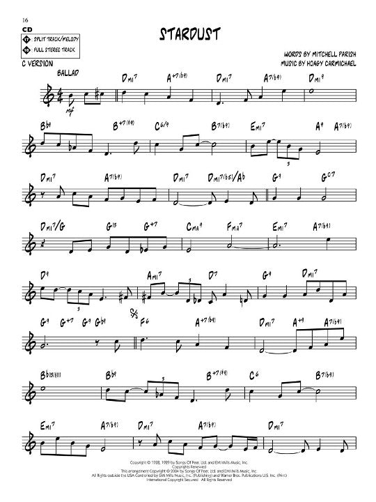 Various :: Jazz Play-Along: Volume 34 - All Time Standards