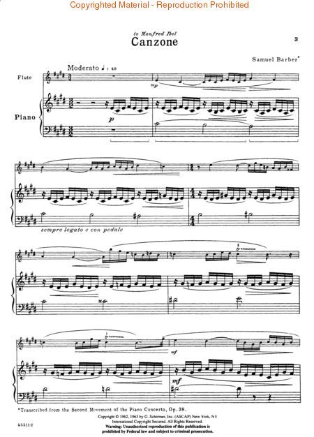 Barber, S :: Canzone
