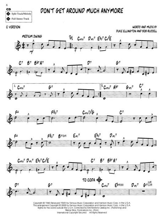 Ellington, D :: Jazz Play-Along: Volume 1 - Duke Ellington