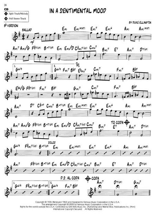 Ellington, D :: Jazz Play-Along: Volume 1 - Duke Ellington