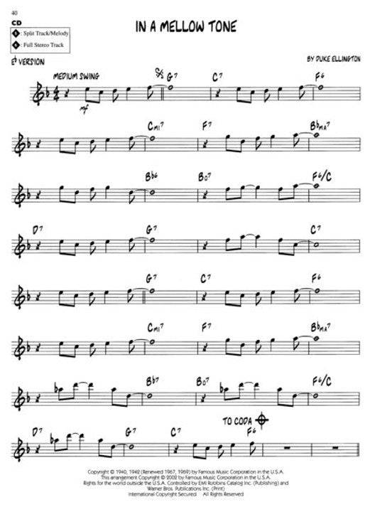 Ellington, D :: Jazz Play-Along: Volume 1 - Duke Ellington