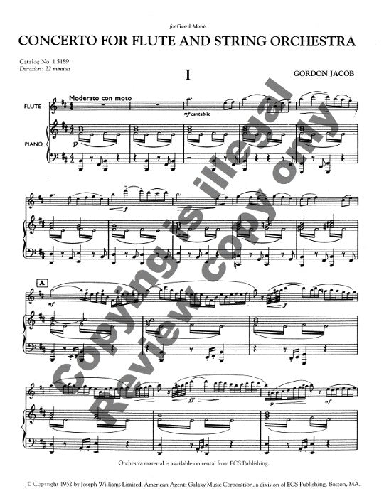 Jacob, G :: Concerto