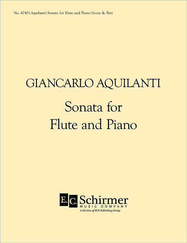 Aquilanti, G :: Sonata for Flute and Piano