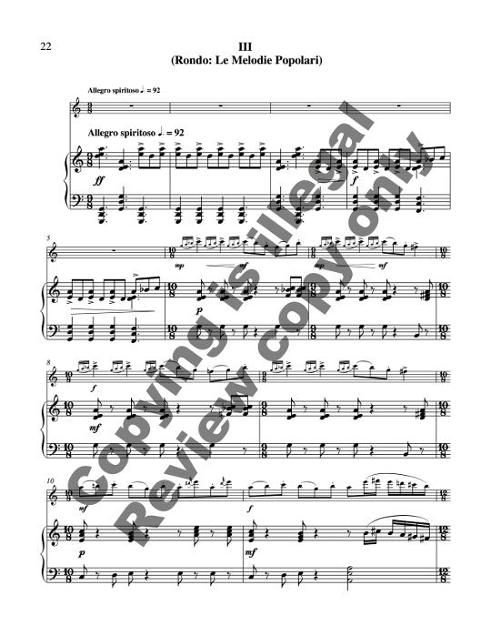 Aquilanti, G :: Sonata for Flute and Piano