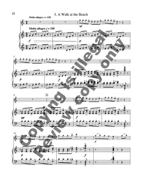 Aquilanti, G :: Short Pieces for Flute and Piano Book 2: Intermediate