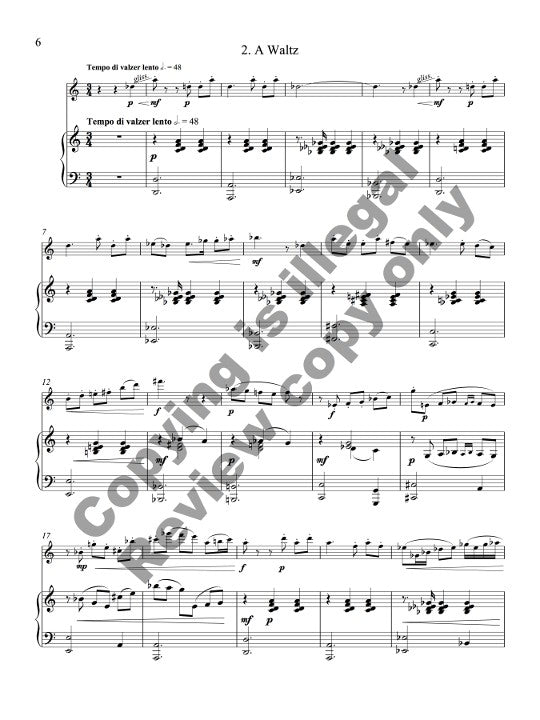 Aquilanti, G :: Short Pieces for Flute and Piano Book 3: Intermediate