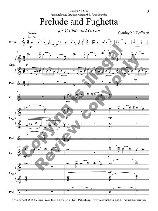Hoffman, SM :: Prelude and Fughetta