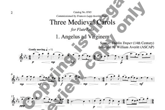 Traditional :: Three Medieval Carols