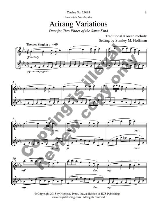 Hoffman, SM :: Arirang Variations