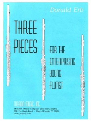 Erb, D :: Three Pieces for the Enterprising Young Flutist