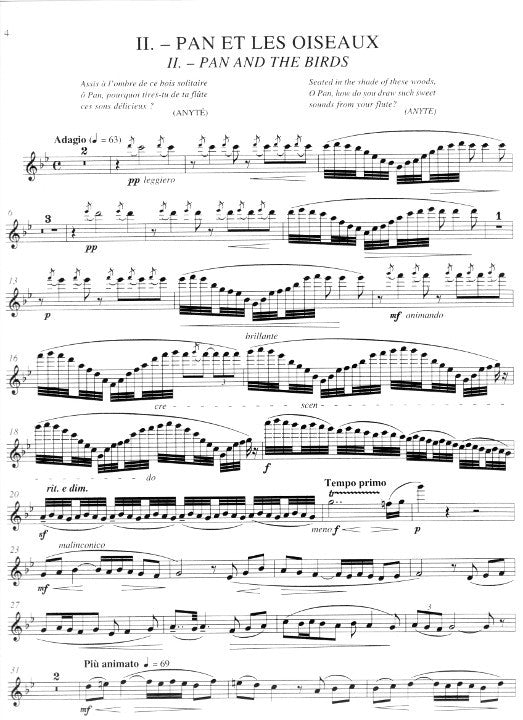 Mouquet, J :: La Flute de Pan op. 15