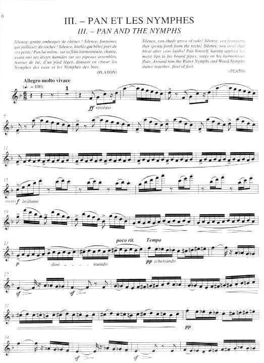 Mouquet, J :: La Flute de Pan op. 15