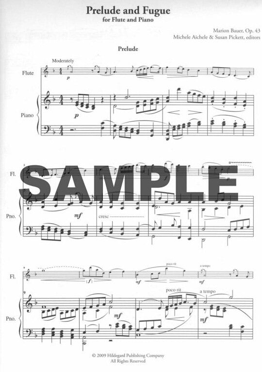 Bauer, M :: Prelude and Fugue, op. 43