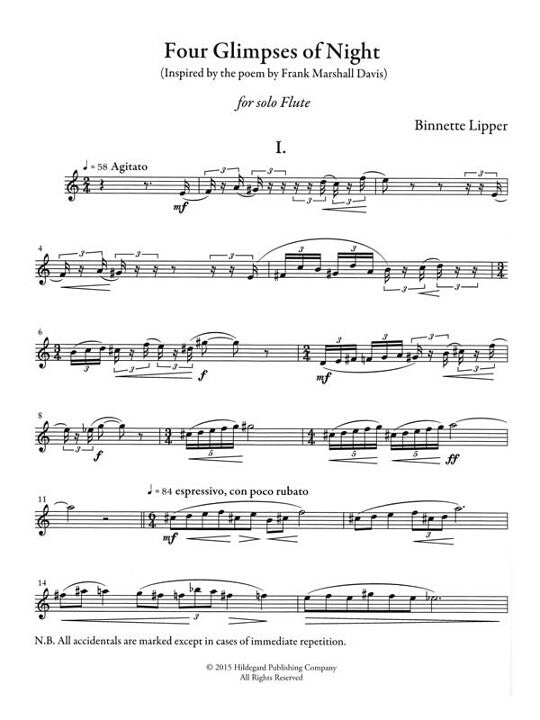 Lipper, B :: Four Glimpses of Night