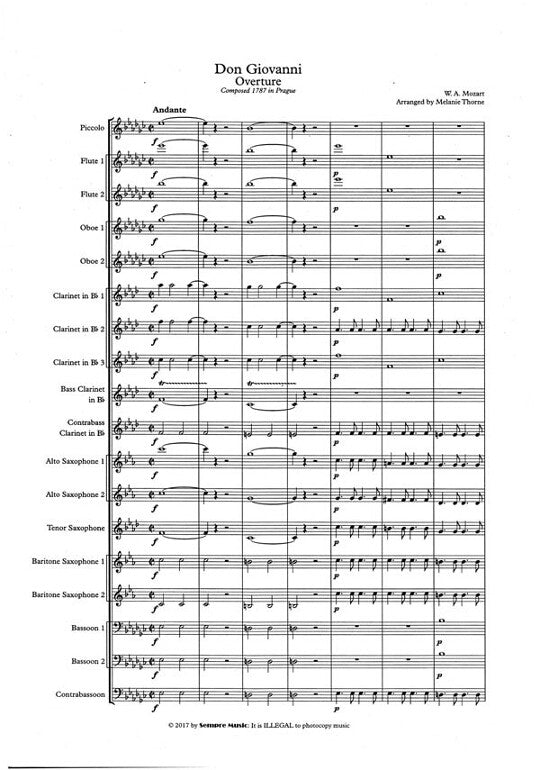 Mozart, WA :: Don Giovanni Overture