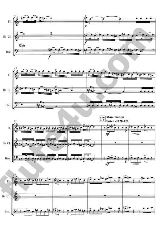 Navarre, R :: Adventures for Three Woodwinds